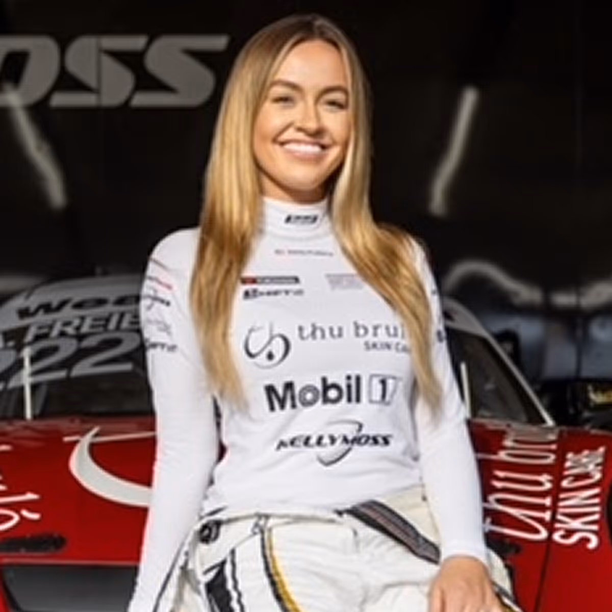 Kellymoss team pro race car driver headshot Ashley Freiberg