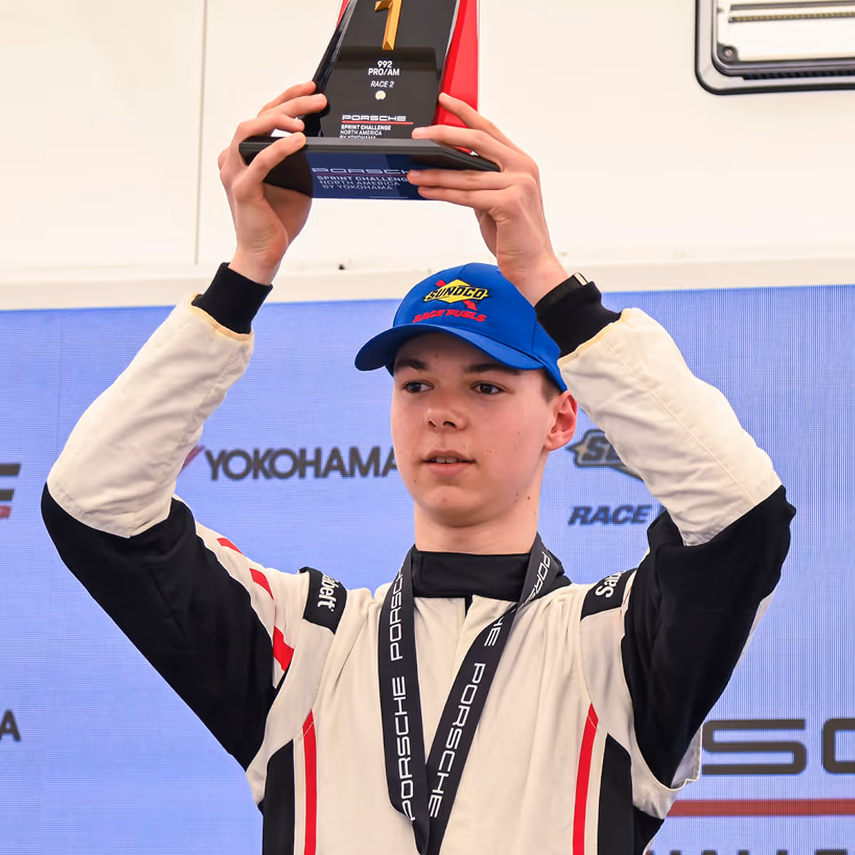 Kellymoss team pro race car driver Spencer Propper