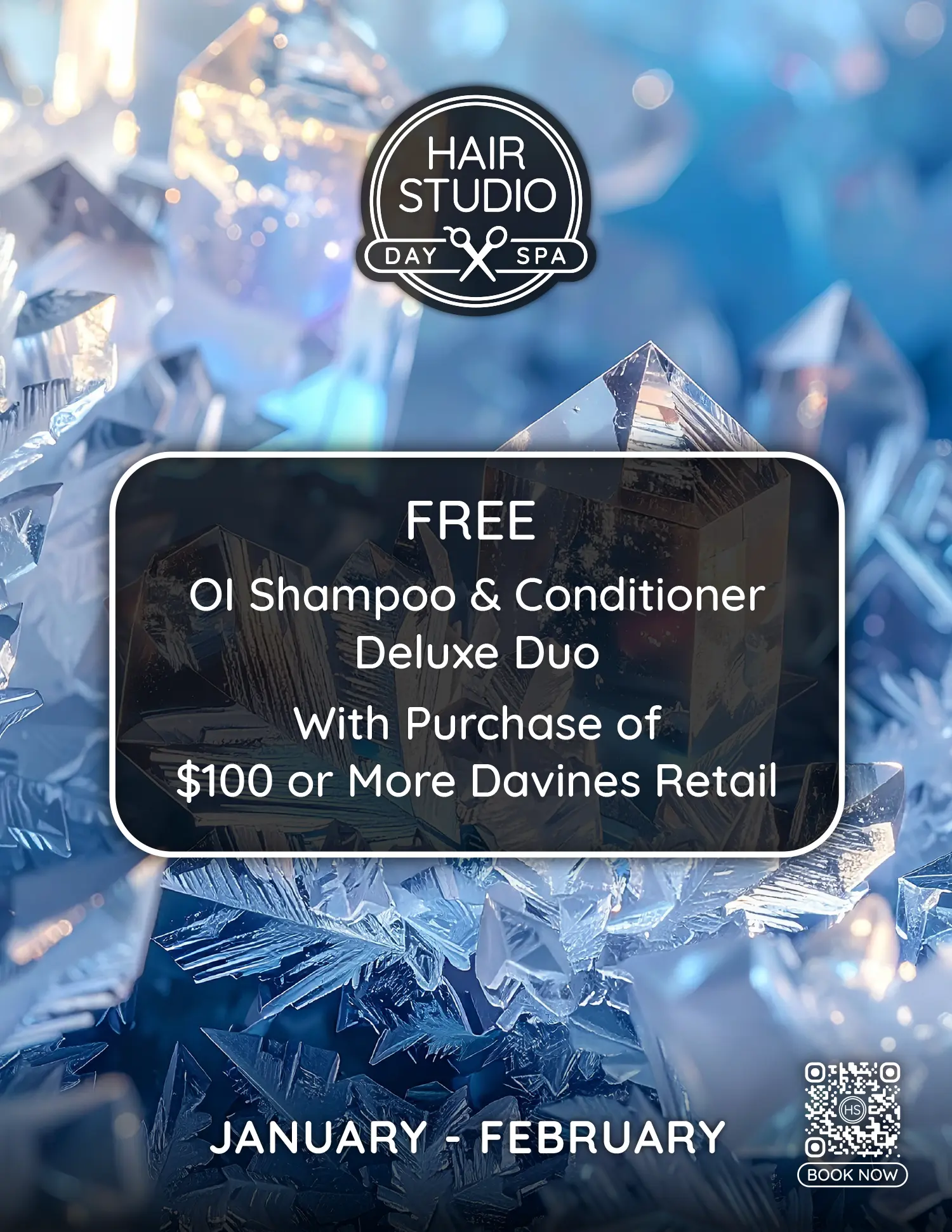 FREE OI Shampoo & Conditioner Deluxe Duo with purchase of $100 or more Davines retail