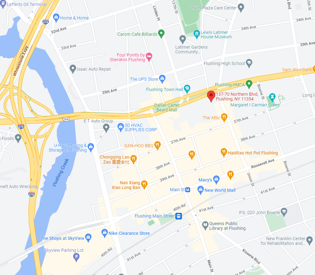 Map of 137-70 Northern Blvd