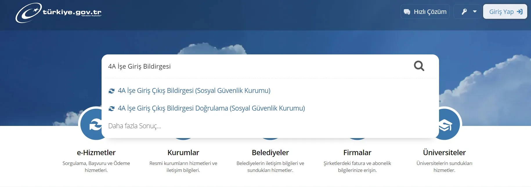 işe giriş-çıkış bildirgesi