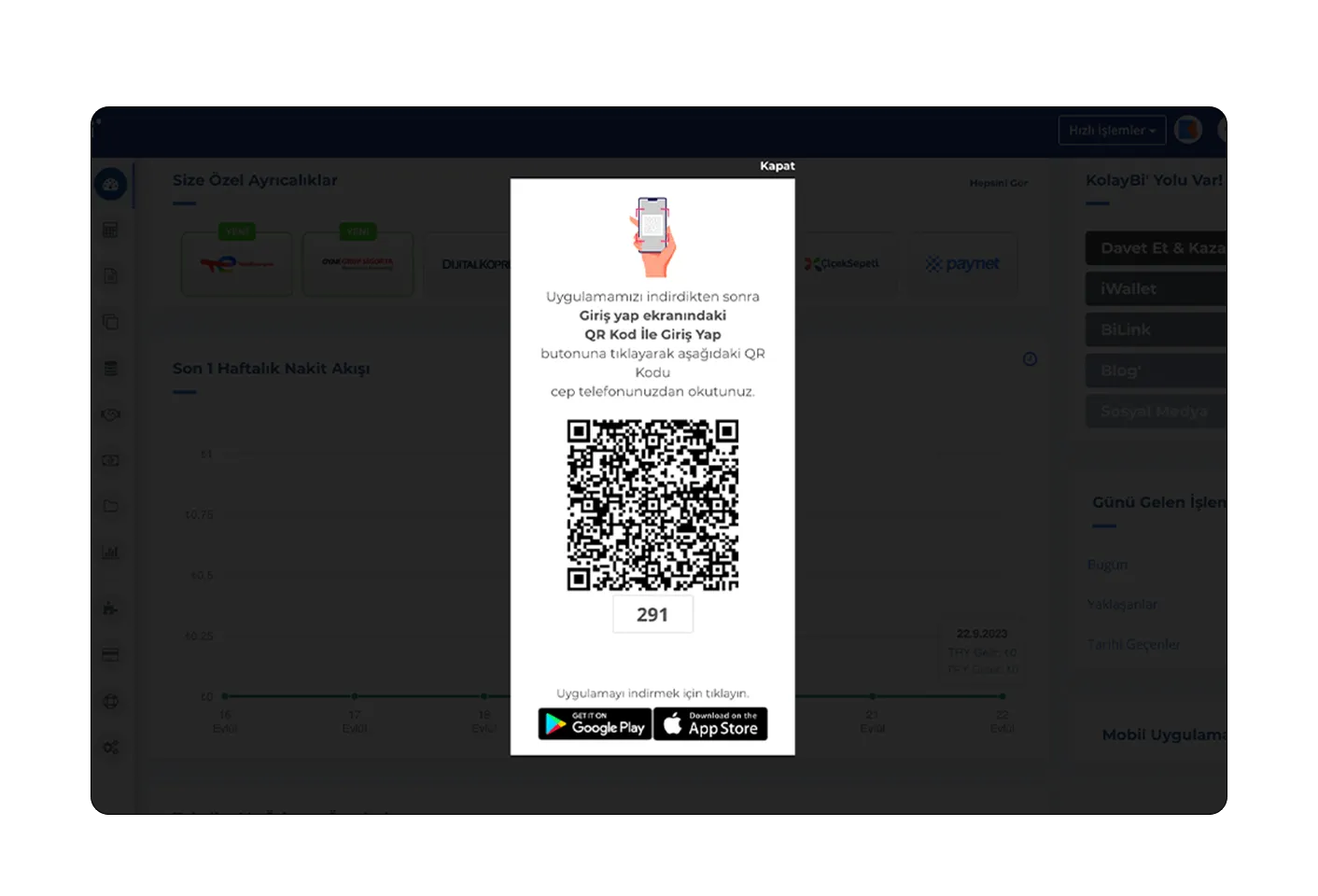 QR Kod Ekranı