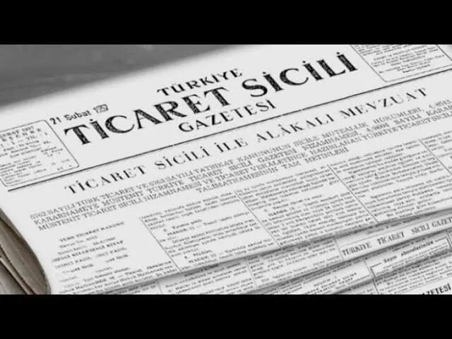 ticaret sicili gazetesi