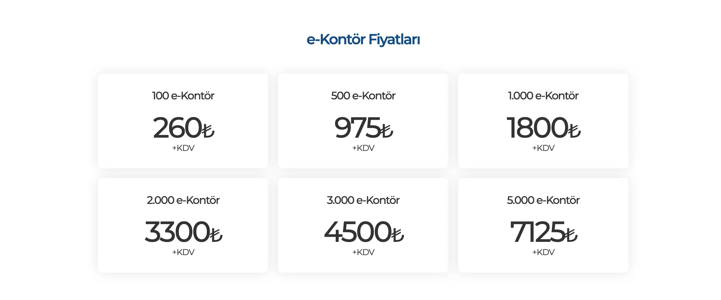 2024 e-fatura kontör fiyatları