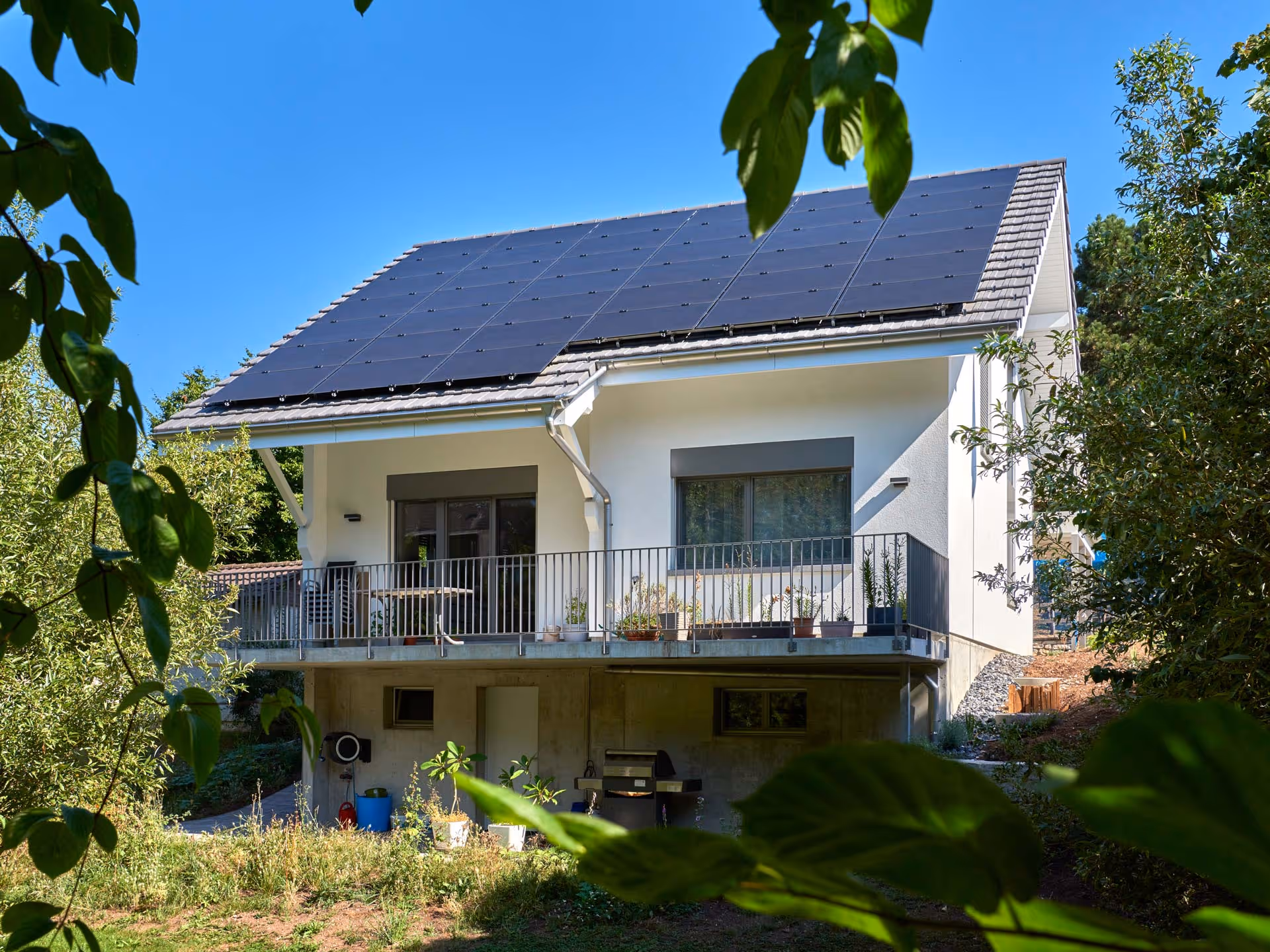Photovoltaikanlage auf dem Satteldach