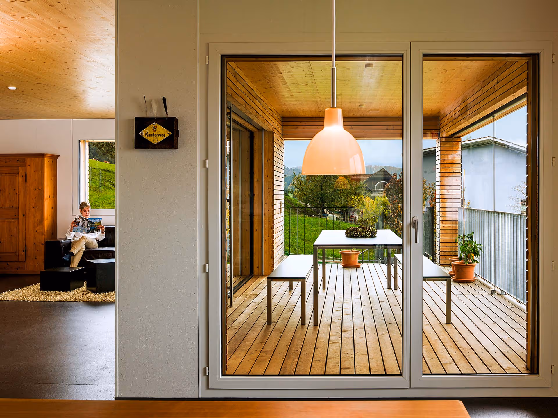 Überdachte Terrasse