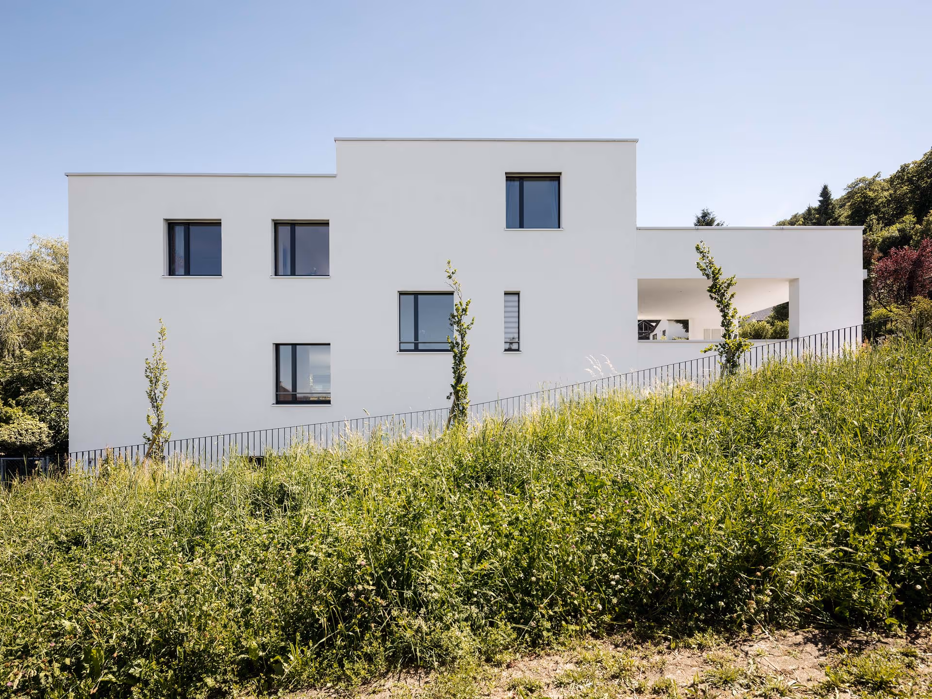 Haus mit verputzter Aussenwärmedämmung
