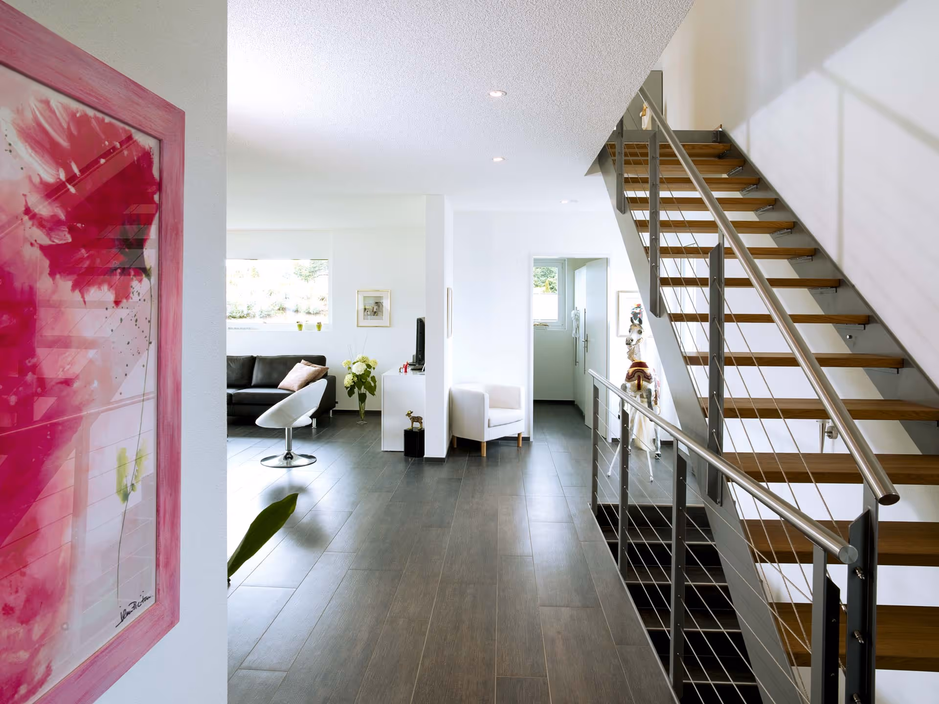 Gradlining inszenierte Treppe