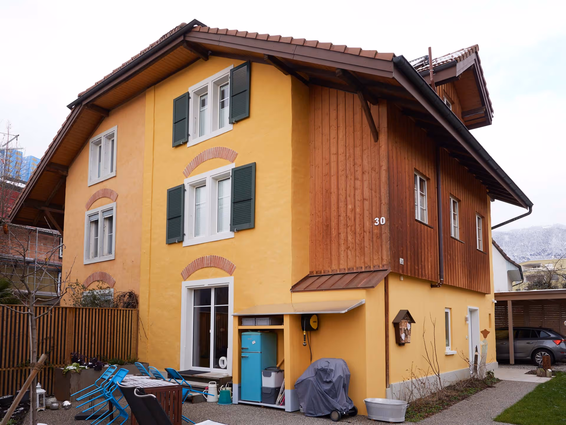 Renovierte Aussenfassade