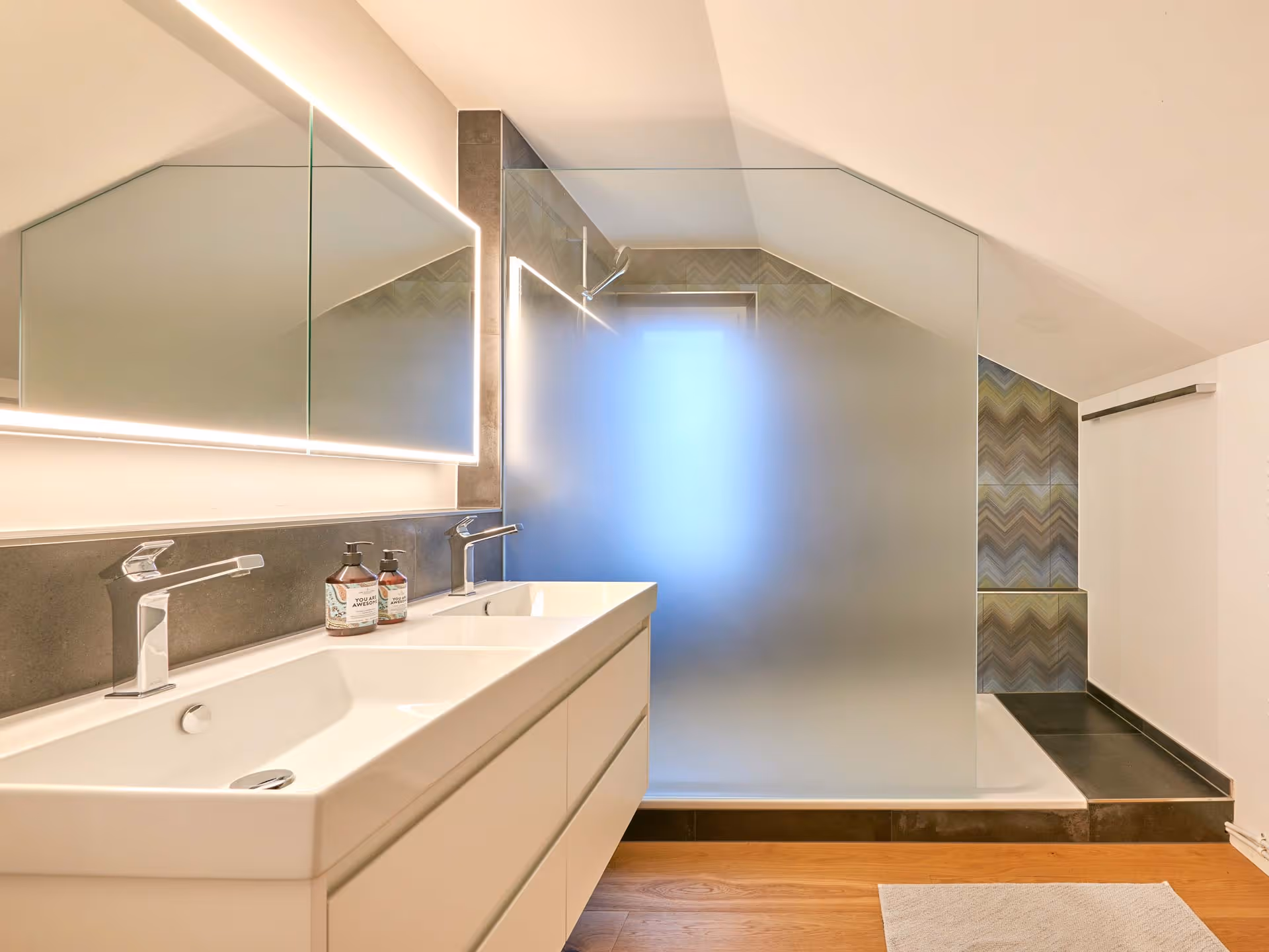 Renoviertes Badezimmer