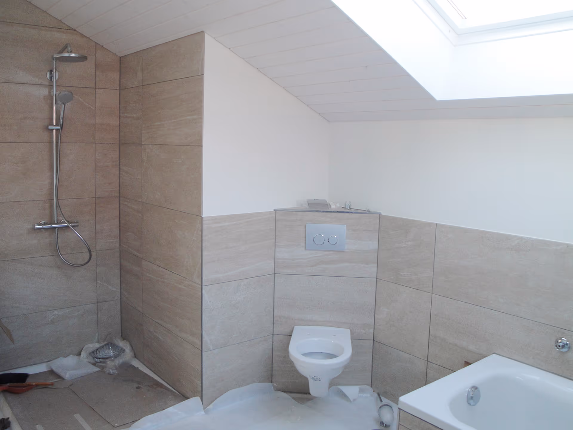 Badezimmer-Umbau