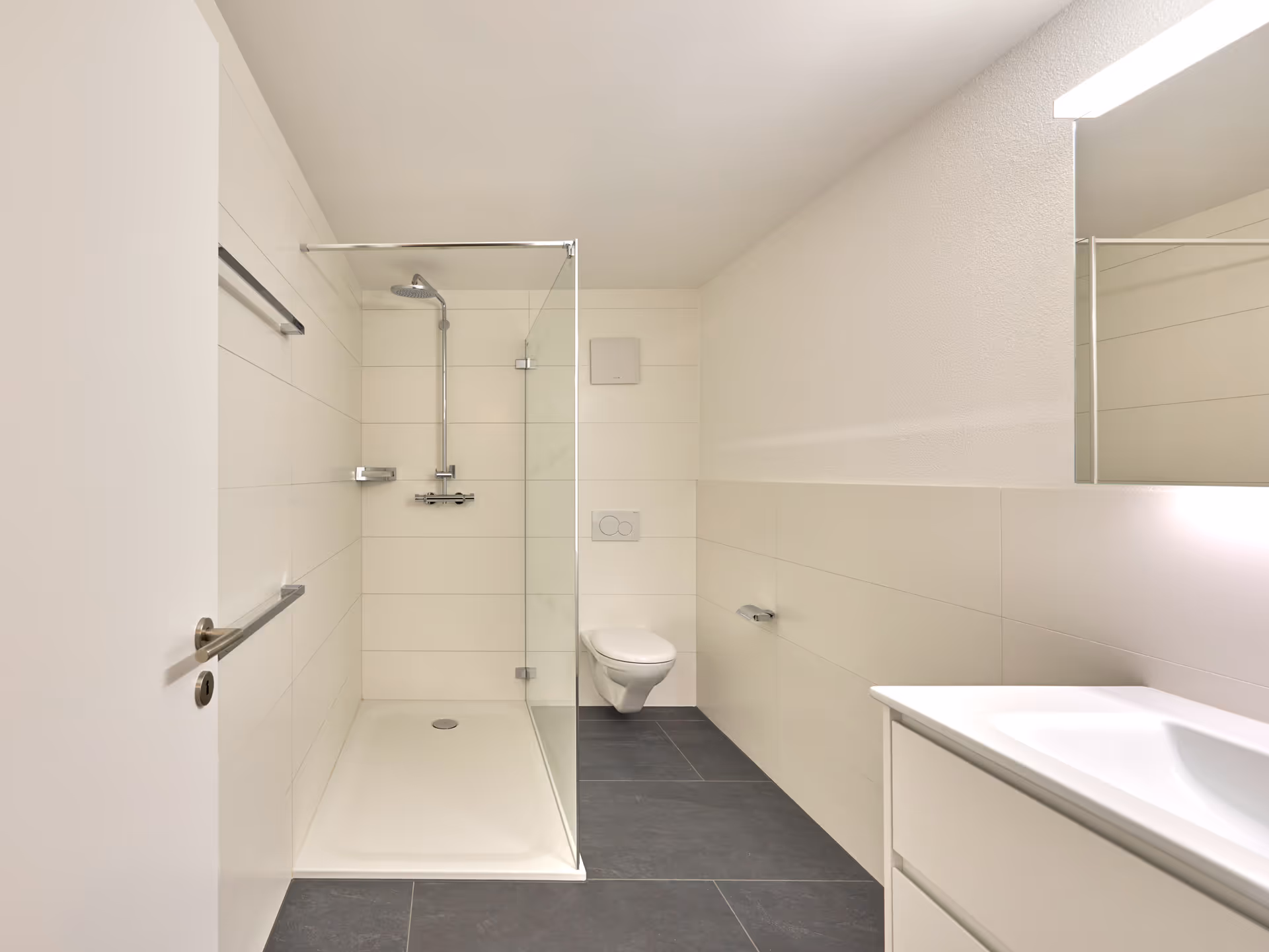Ausgebautes Badezimmer