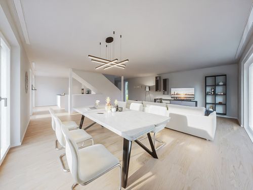 Grosszügiger Wohn- und Essbereich