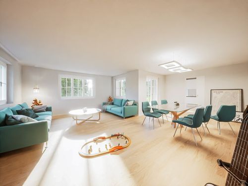 Offener Wohn- und Essbereich