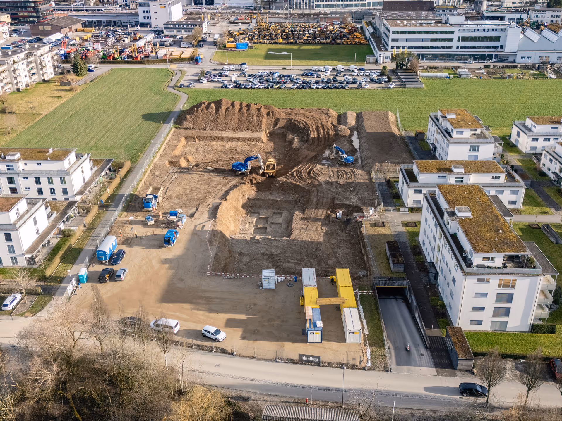 Grundsteinlegung Hopferenfeld IV Langenthal