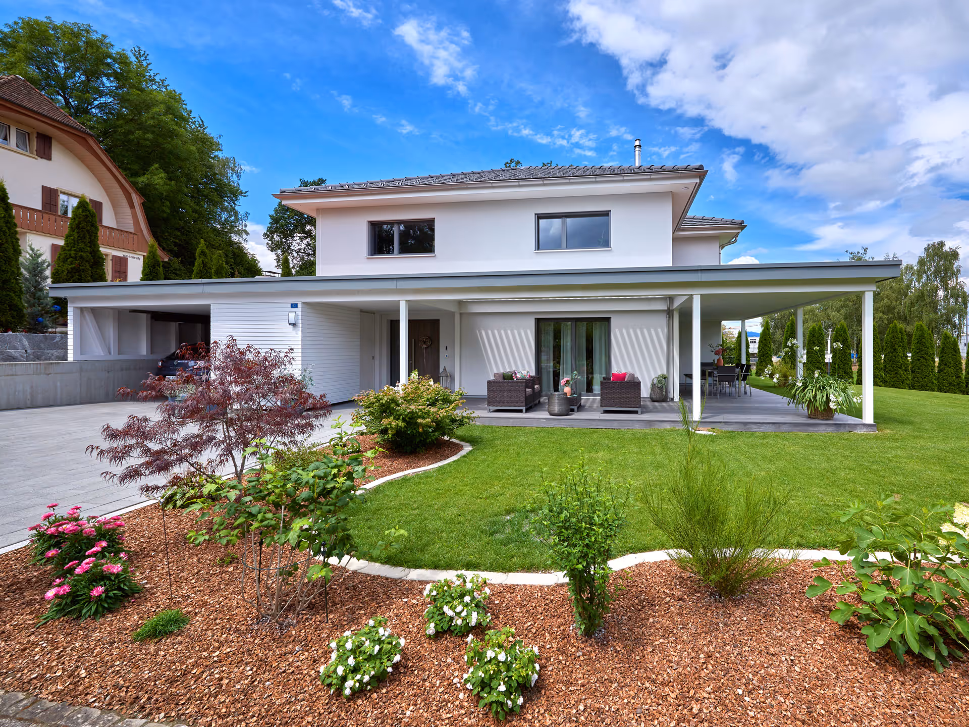 Haus mit Carport