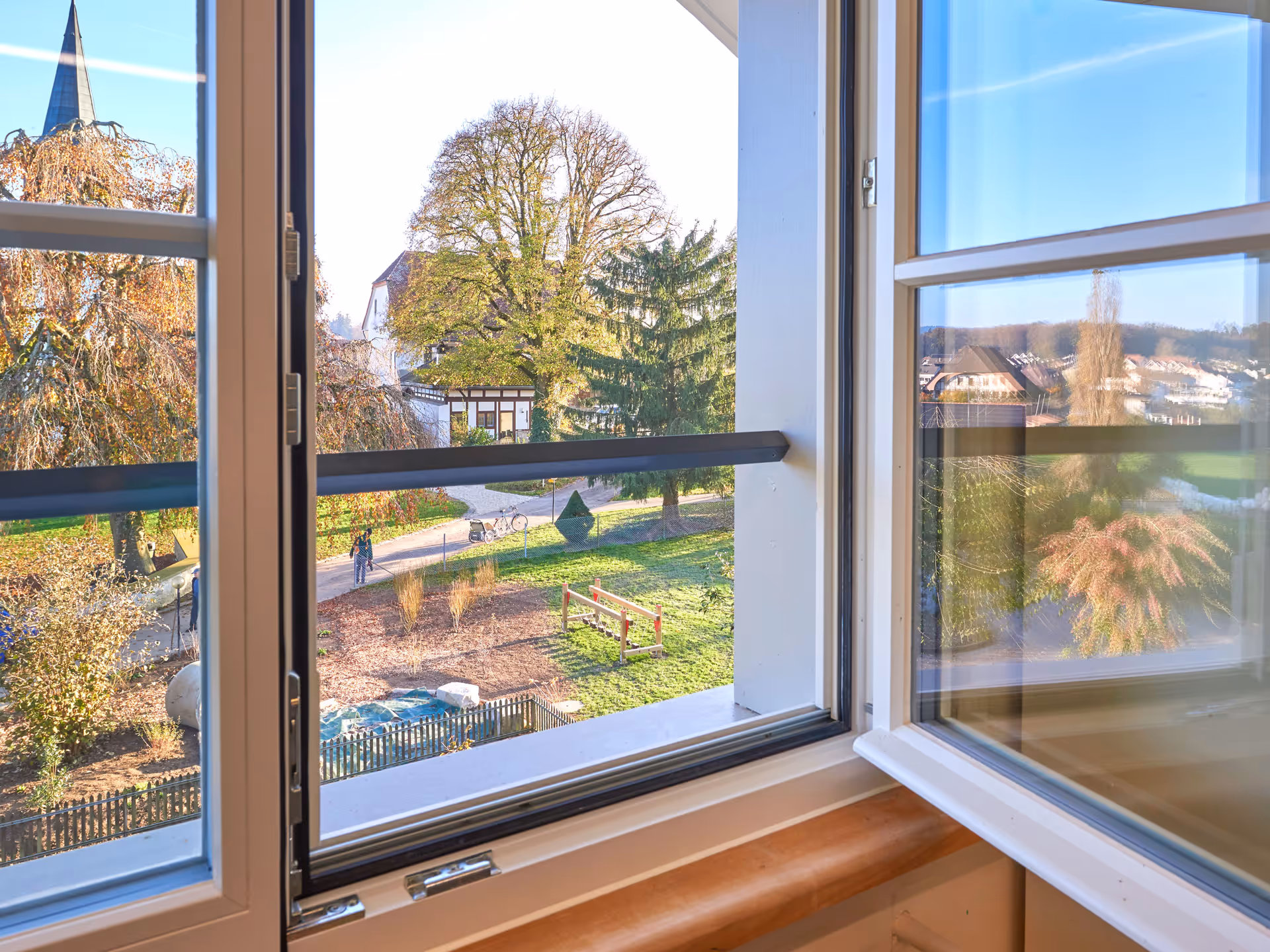Neue Holzfenster