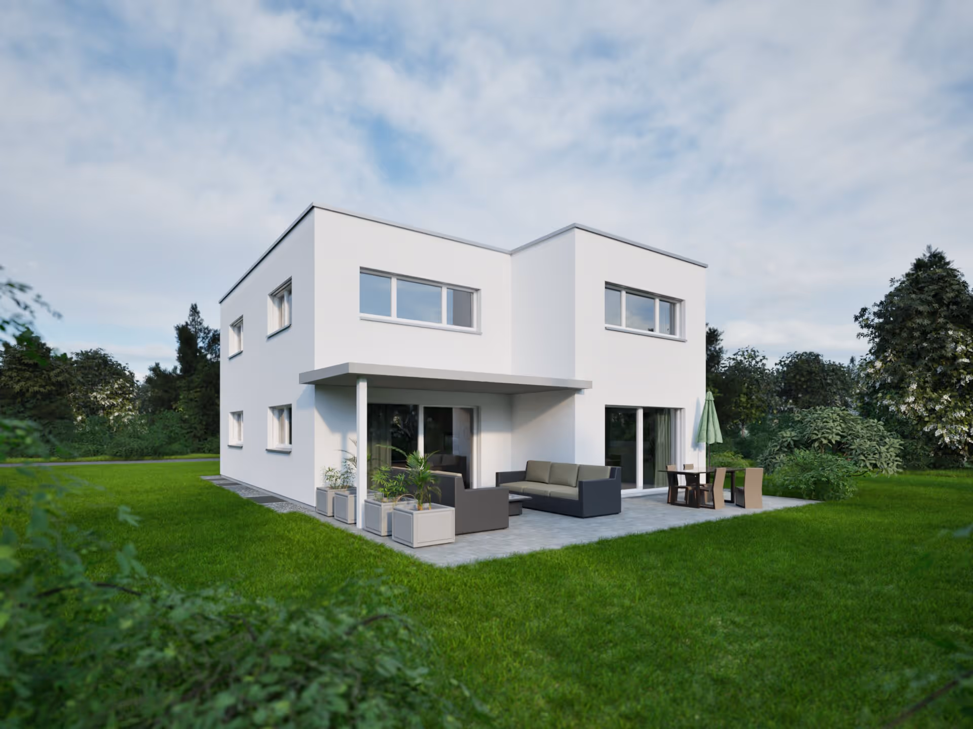 Haus mit Carport