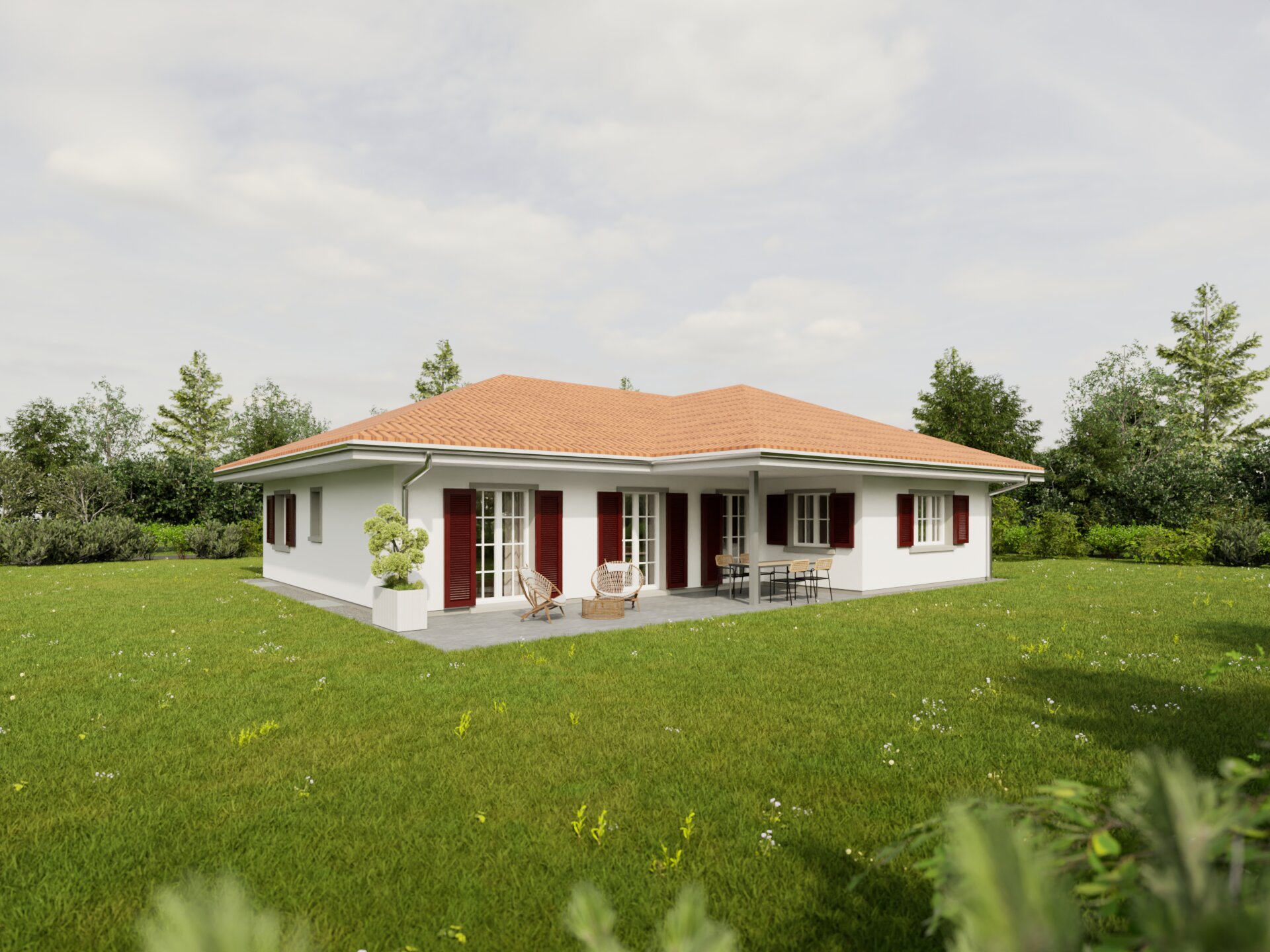 E40L: Romantischer Landhausstil