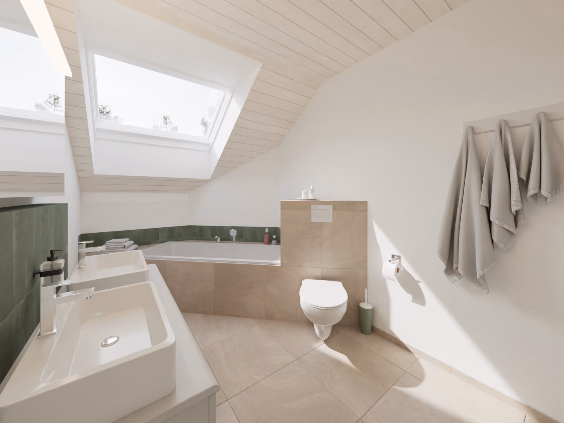 Wohnzimmer mit Blick zum Essbereich