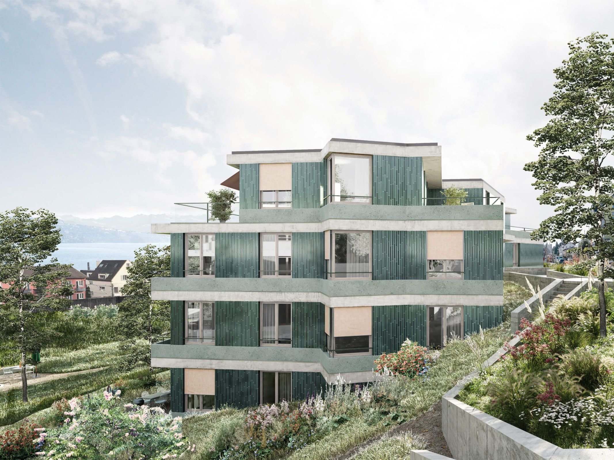 Blick auf den Zürichsee