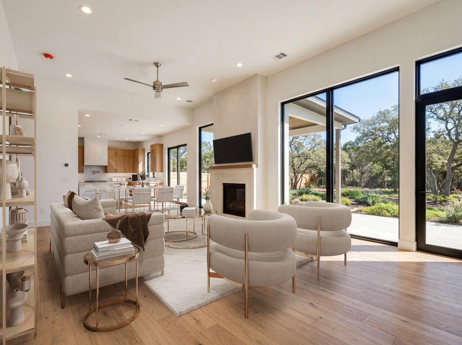 BoxBrownie virtual staging — living room