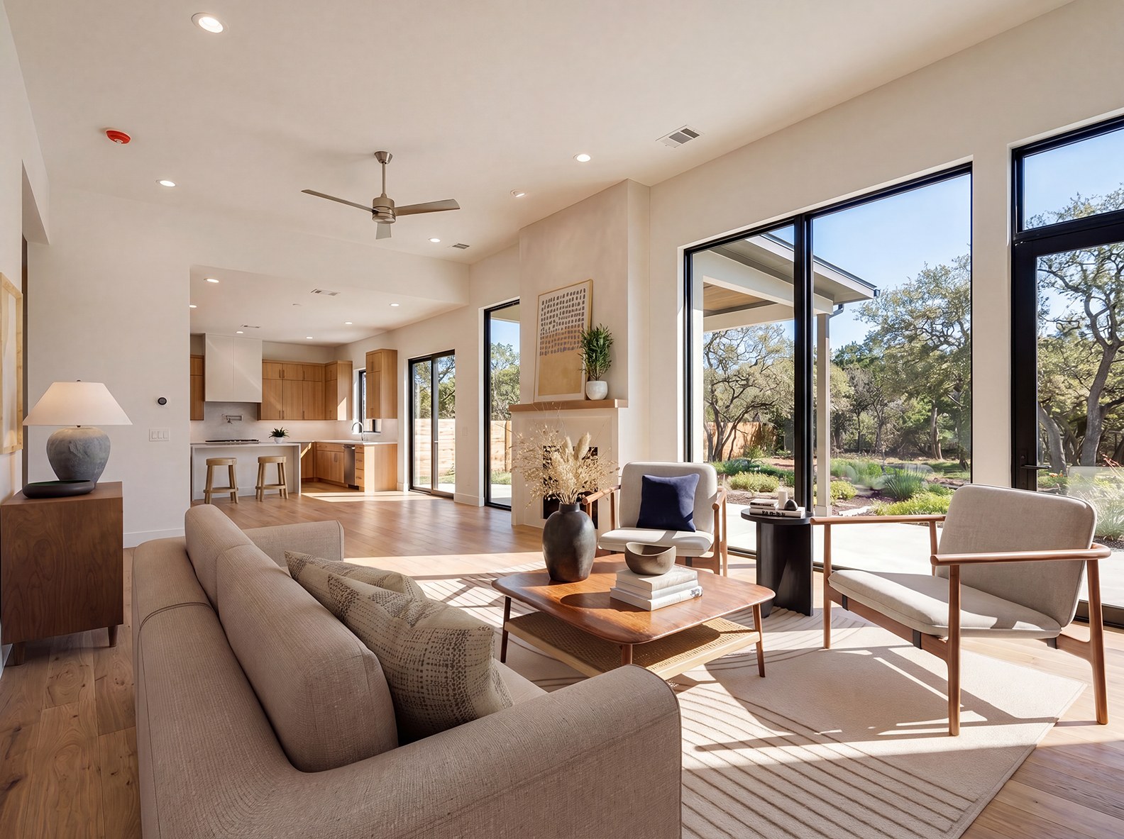 Apply Design virtual staging — living room