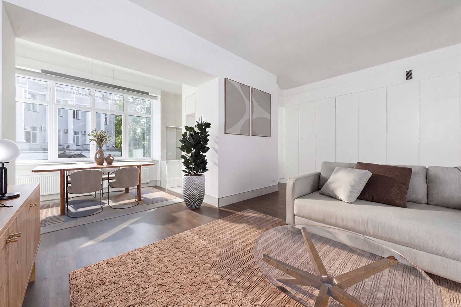 Scandinavian Living Room and Dining Room bundle example