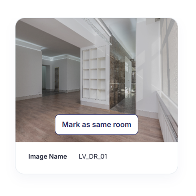 Step 3: mark photos as the same room