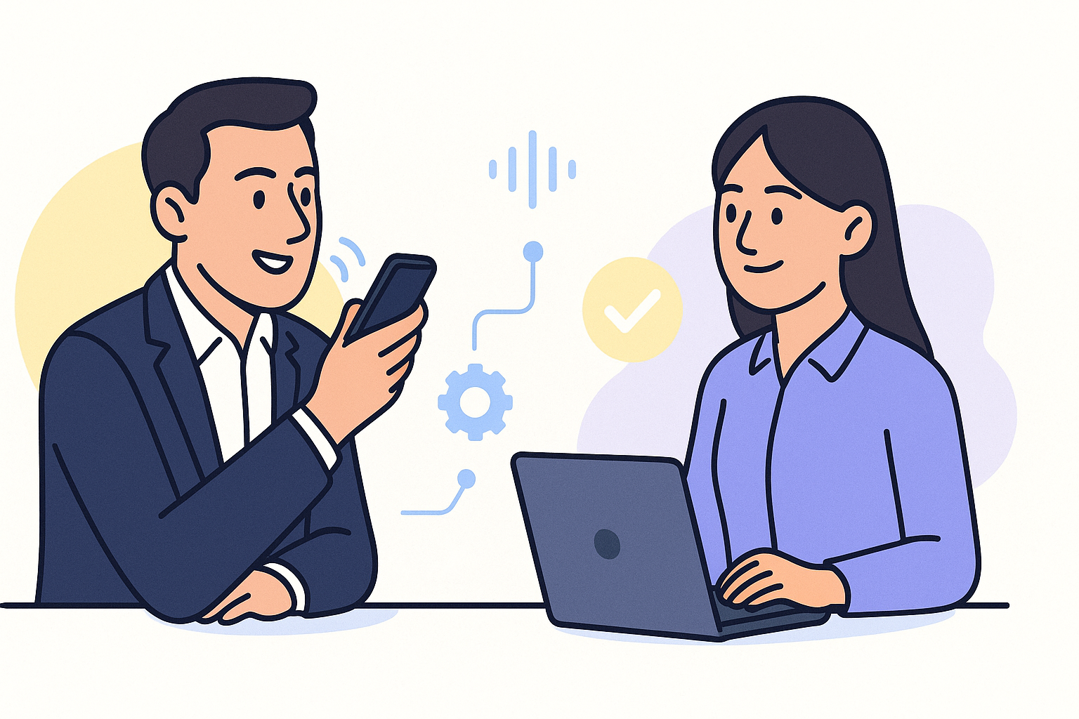 Async Simple Delegation Systems