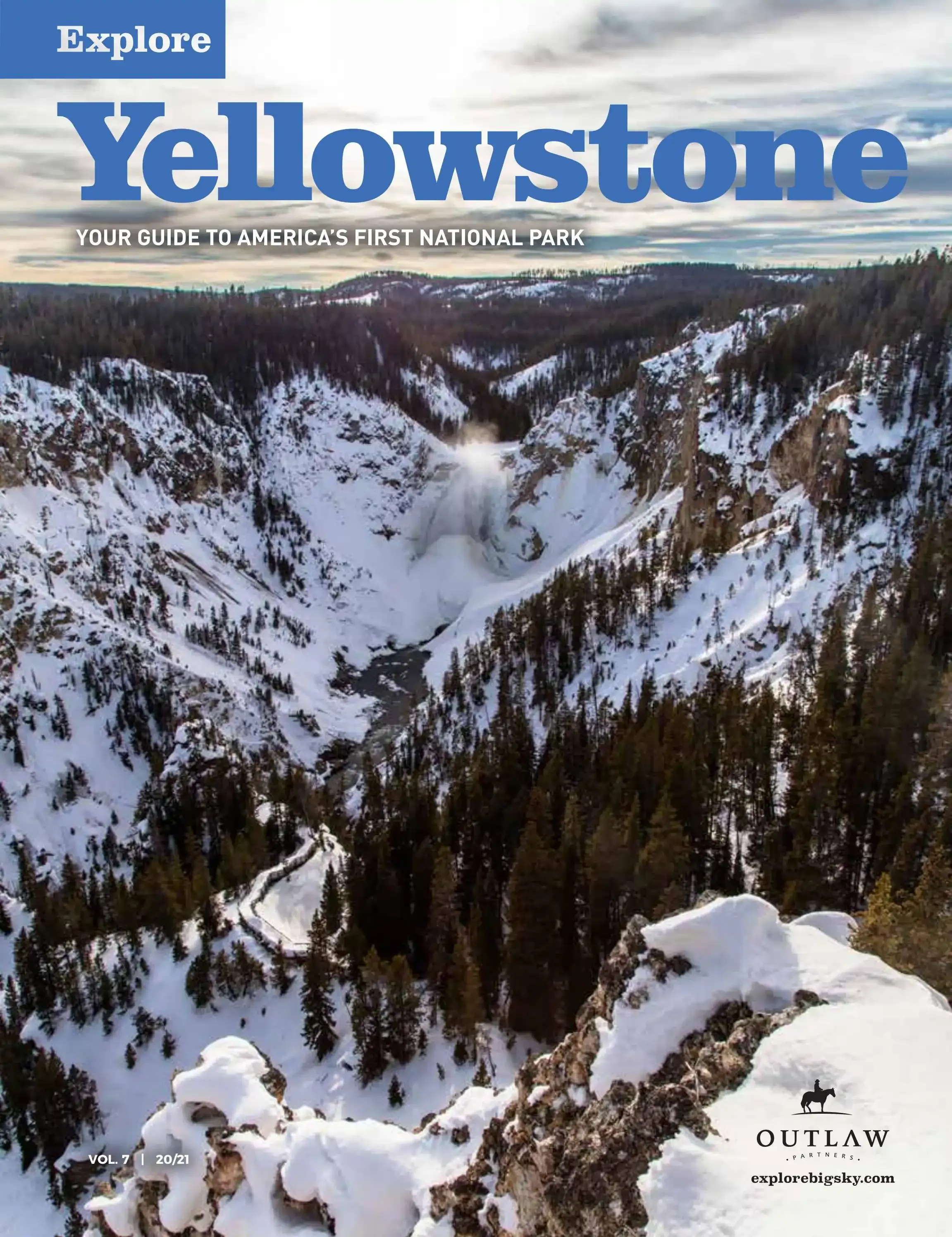 Explore Yellowstone Winter 2020 cover