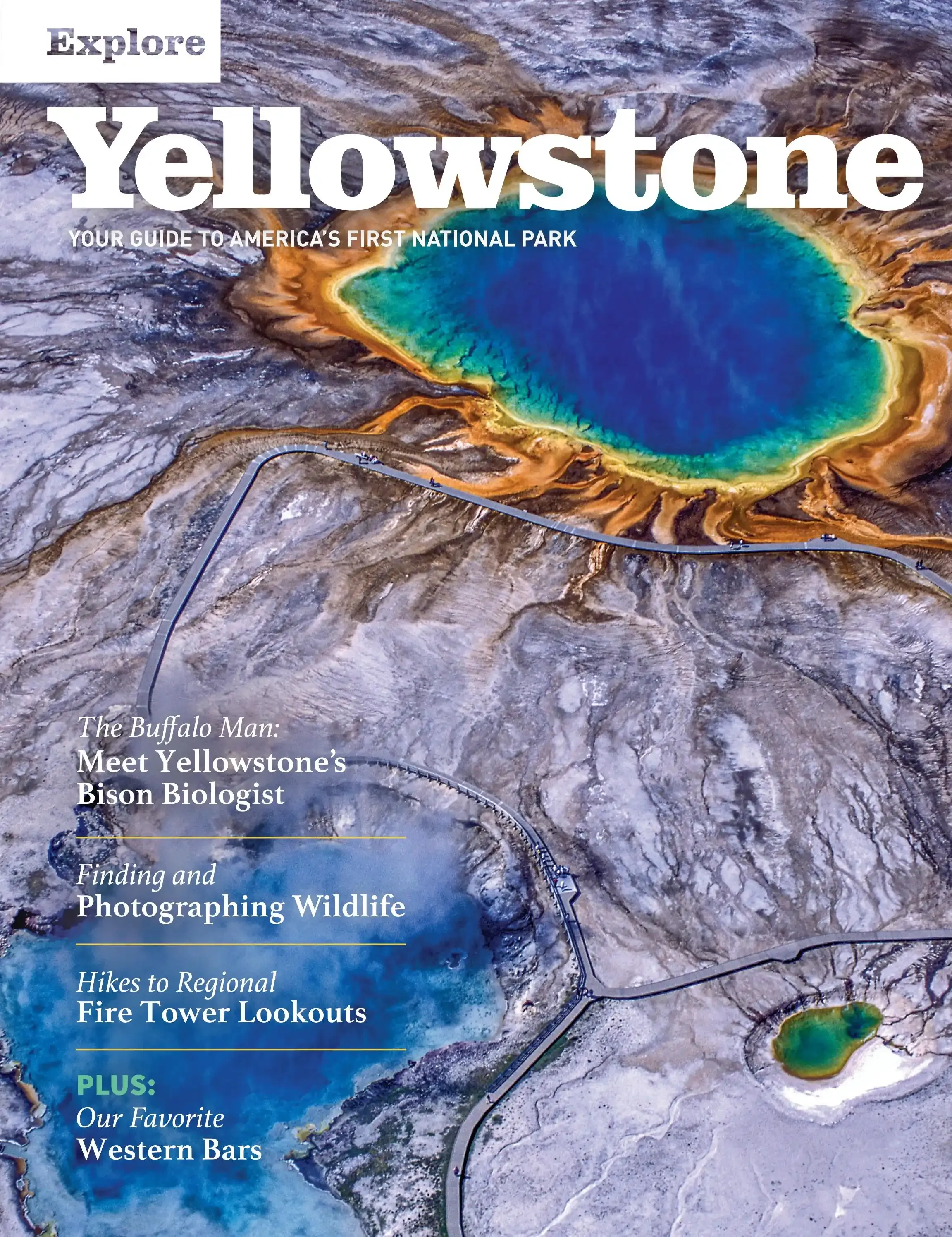 Explore Yellowstone Spring 2025 cover