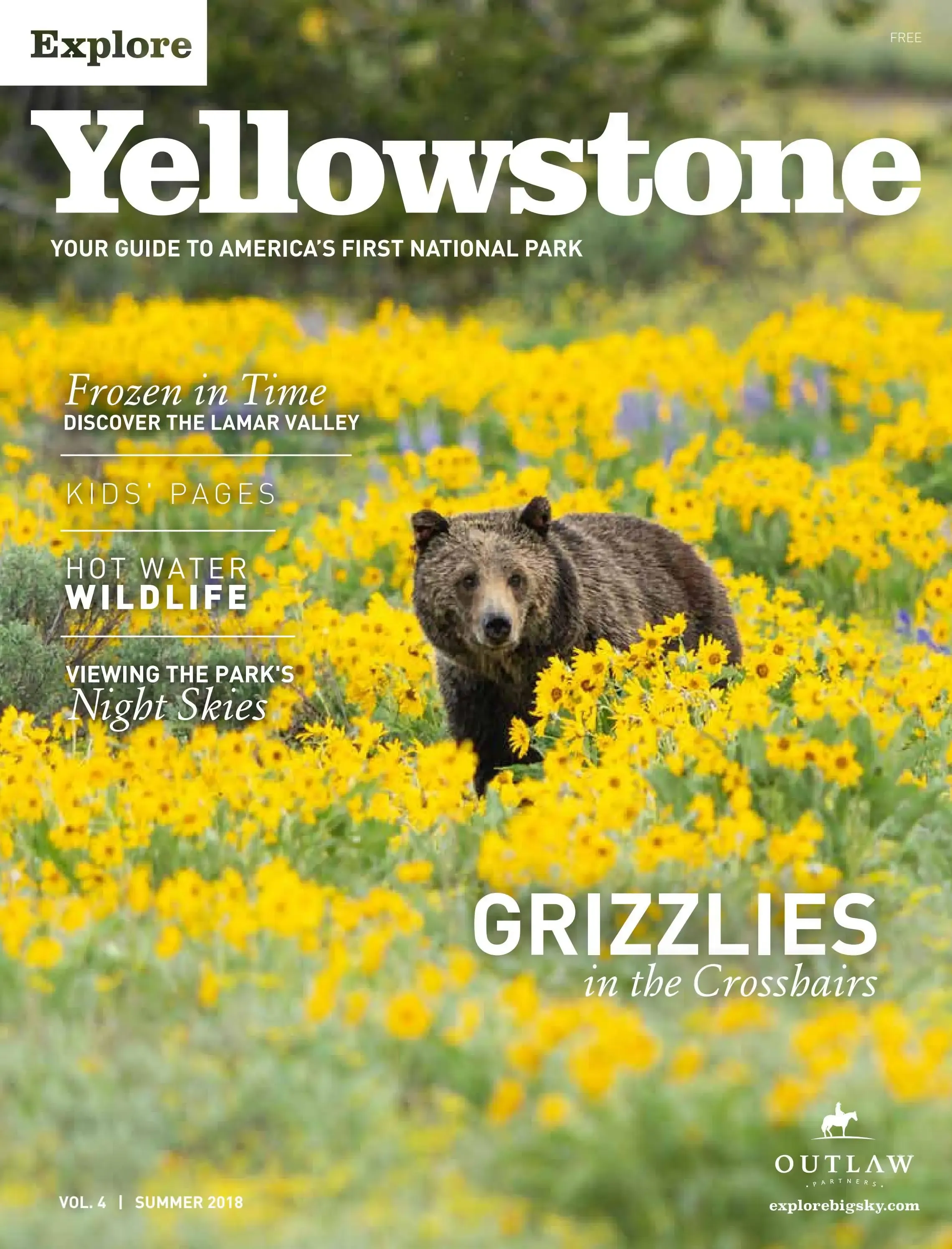Explore Yellowstone Summer 2018 cover
