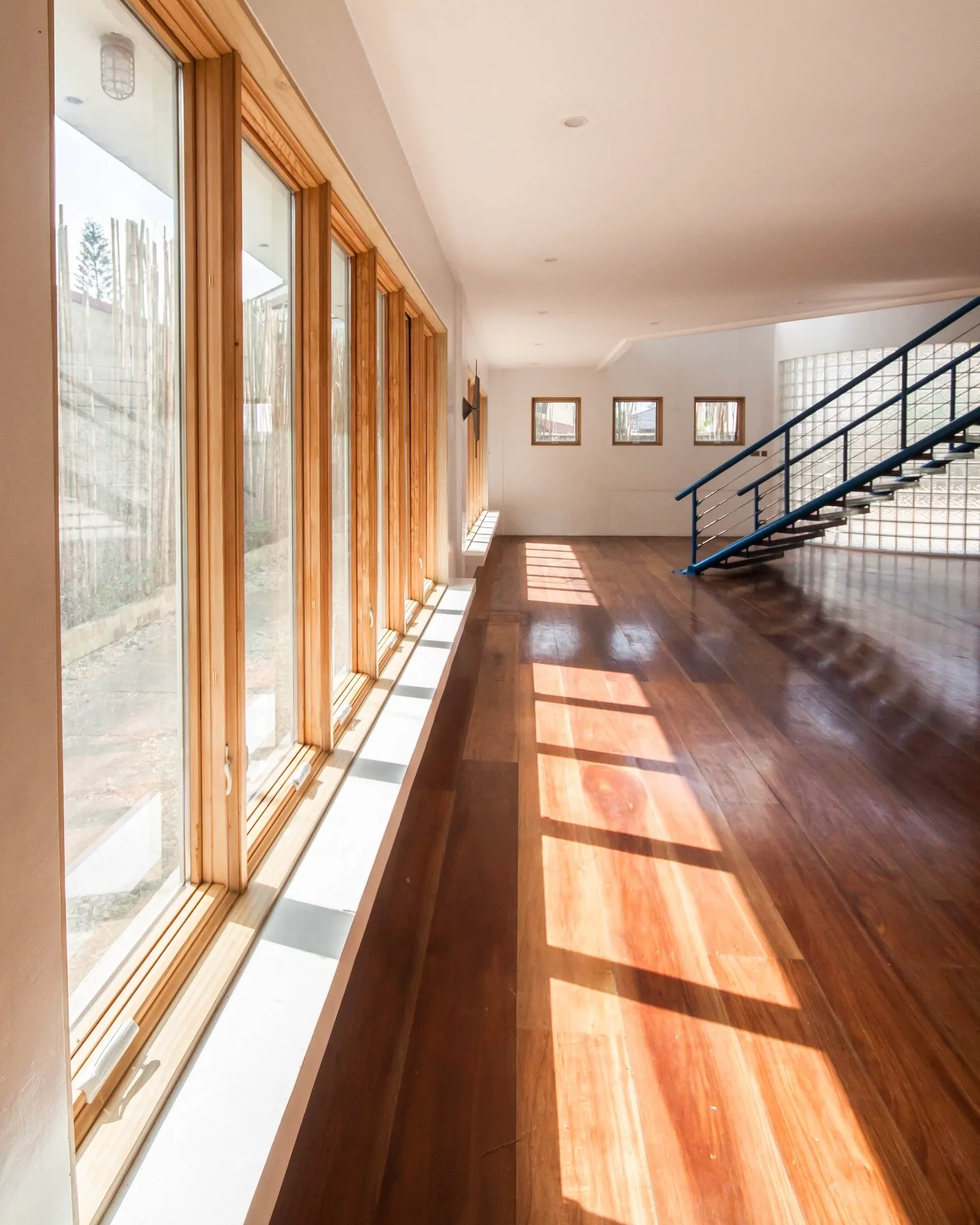 empty room with hardwood floors