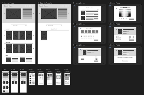 Dashboard mockup