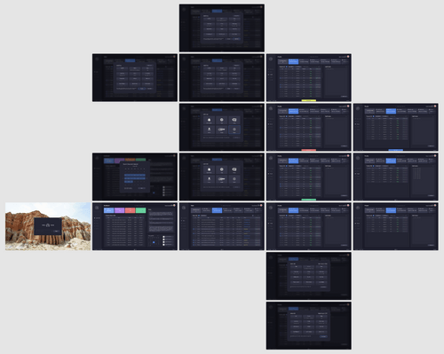 Dashboard mockup