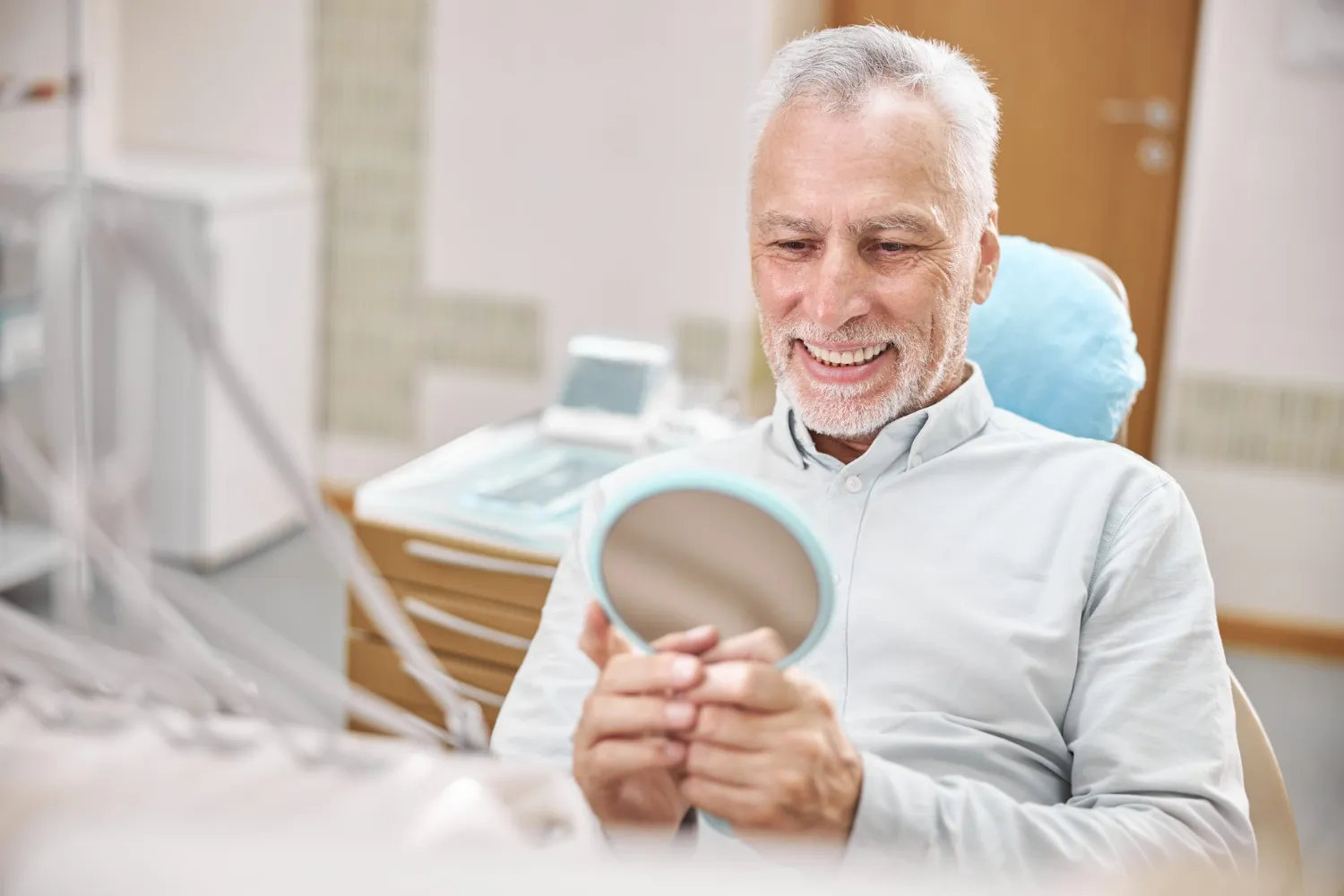 man smiling