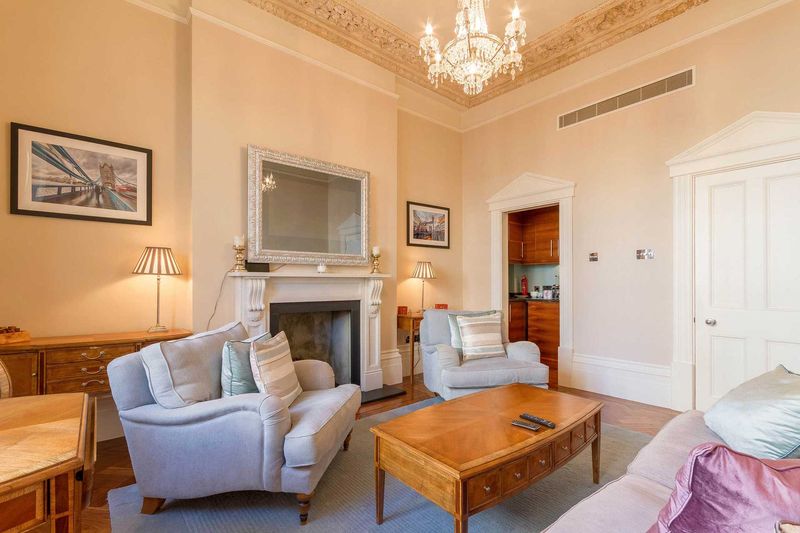 Bright bedroom property photograph
