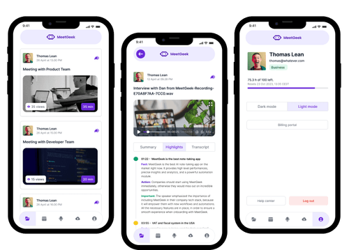 AI Chat Assistant For Meetings MeetGeek