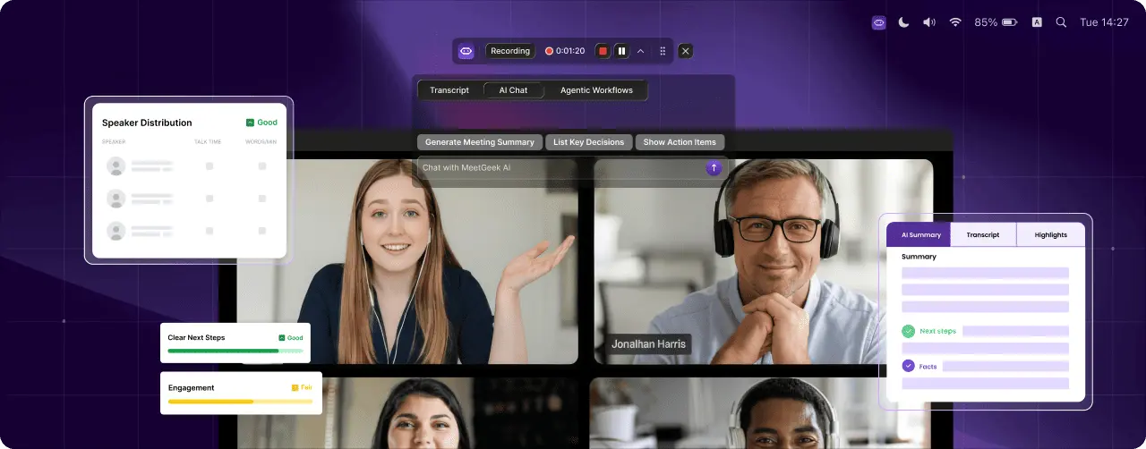 meetgeek voice agent