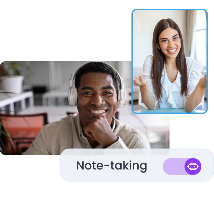 Note-taking in MeetGeek