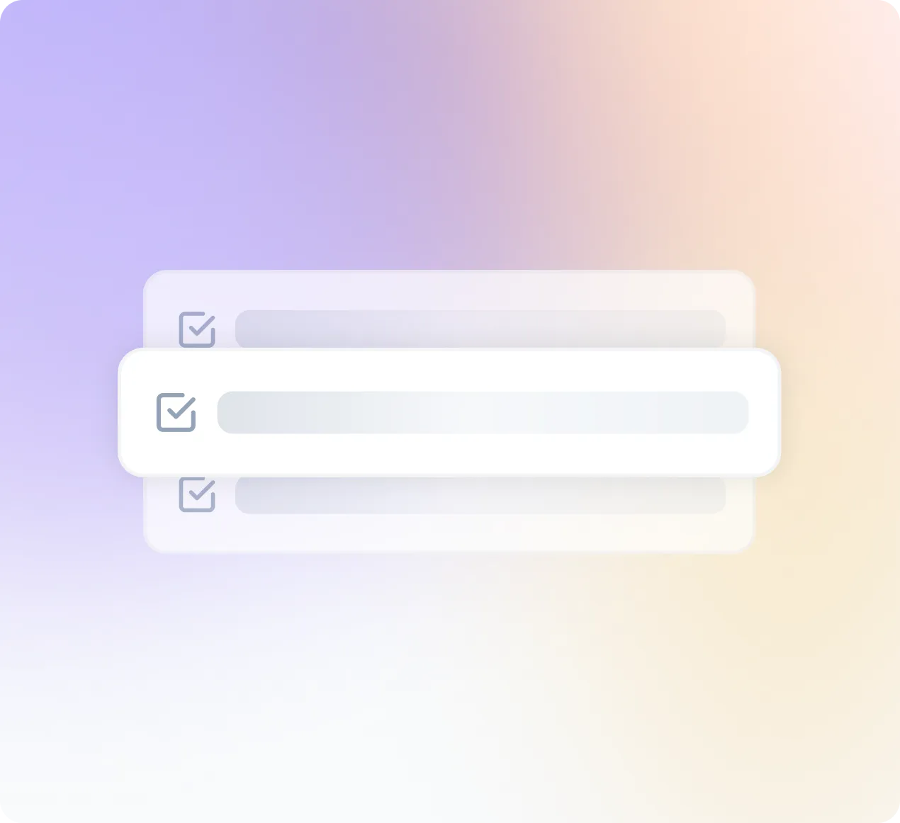 Checklist of task cards representing the structured Pipeline report sent to the sales manager