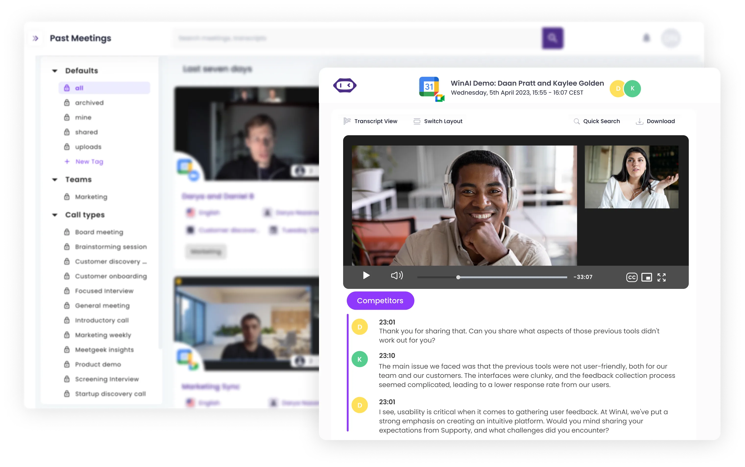 ai notetaker in portuguese
