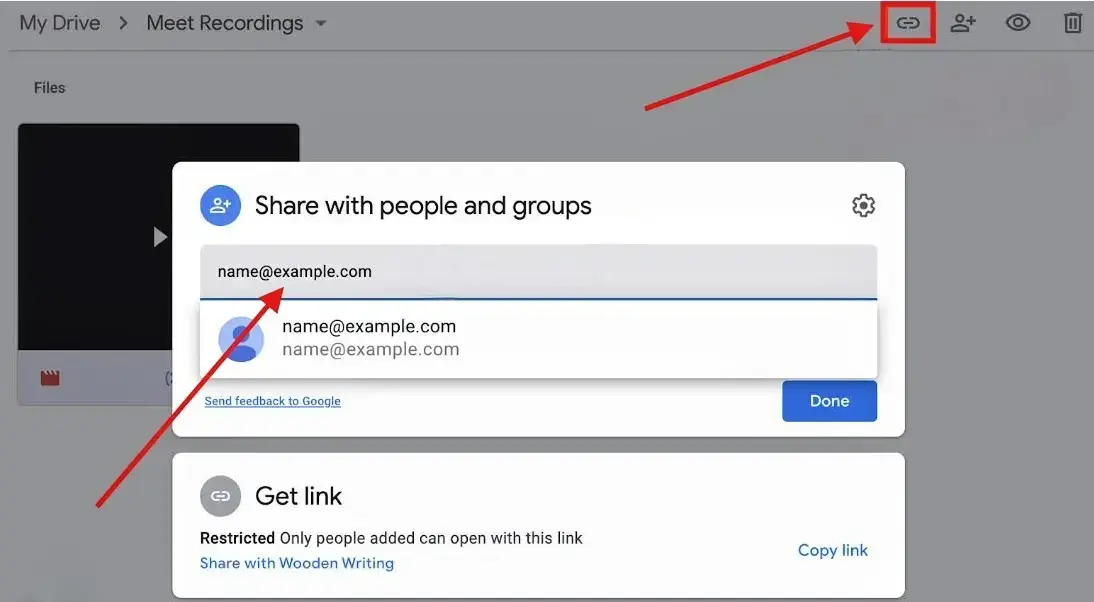 How to Share a Google Meet Recording