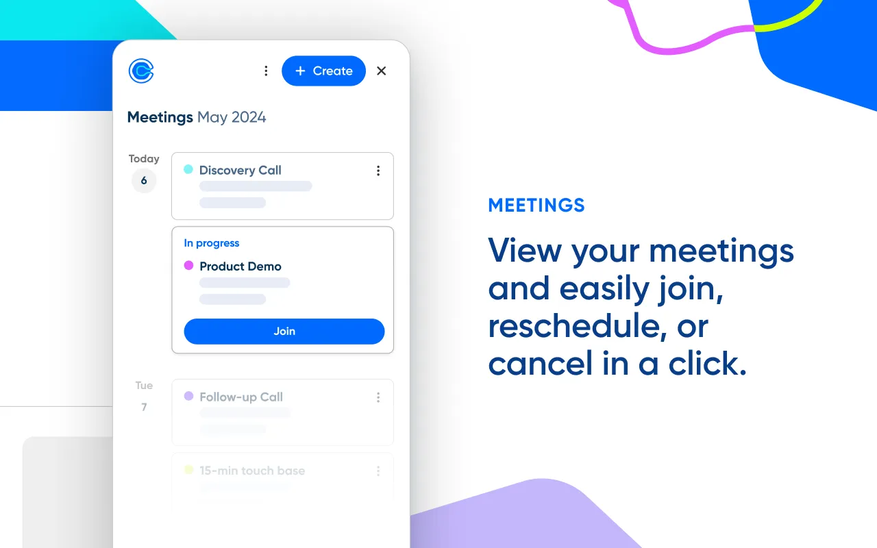 Calendly extension