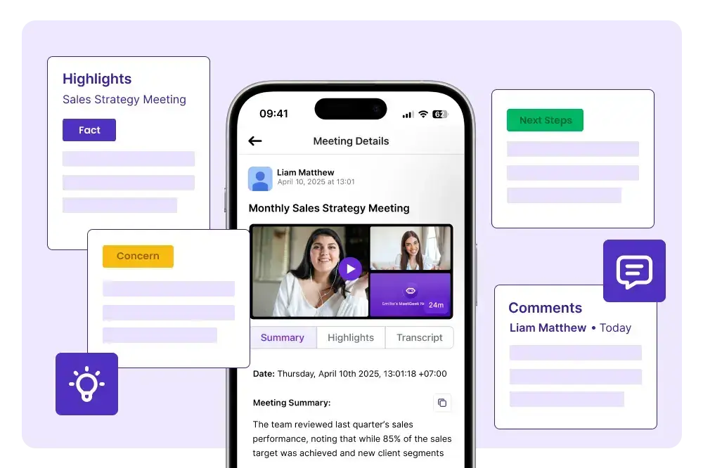 transcription of offline meeting