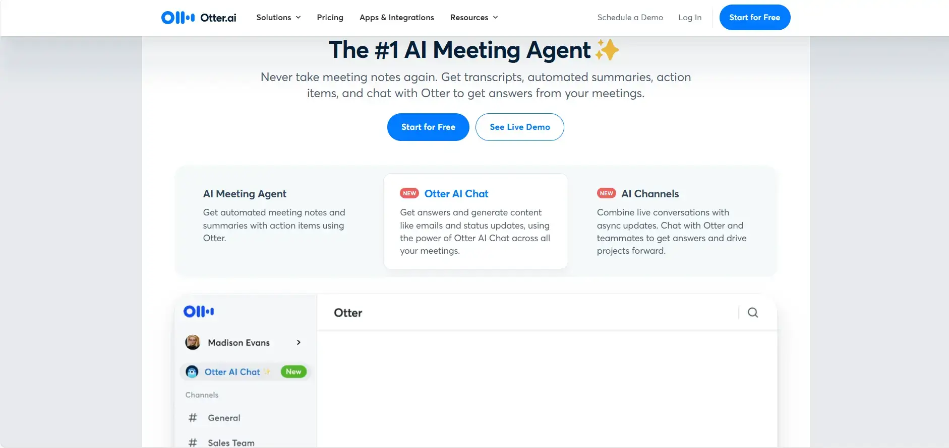 Otter AI provides real-time transcription services