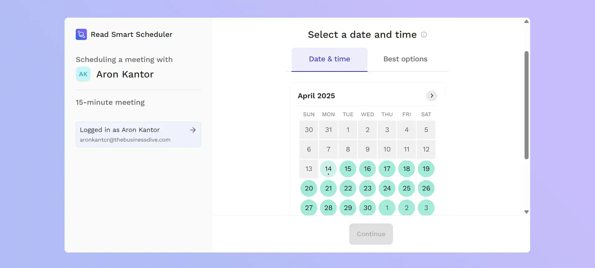 Read AI’s smart scheduler feature