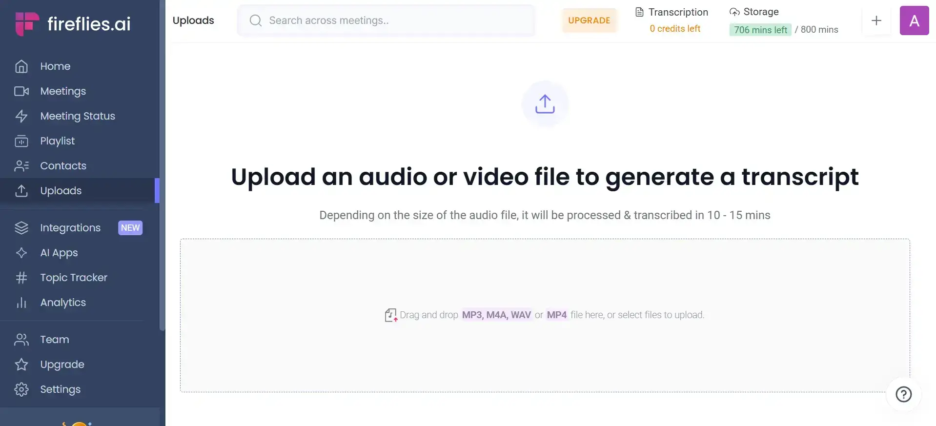 Fireflies AI's features