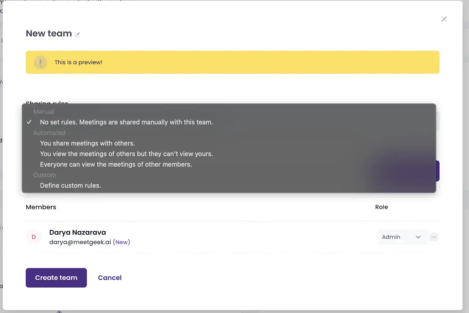 MeatGeek Team Access